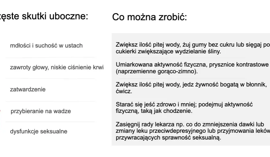 Skutki uboczne leków przeciwdepresyjnych: co warto wiedzieć i jak unikać ryzyka